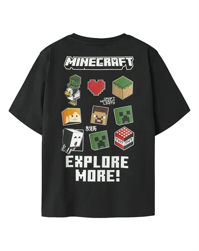 Name it - NKMJulio Minecraft T-shirt - Black